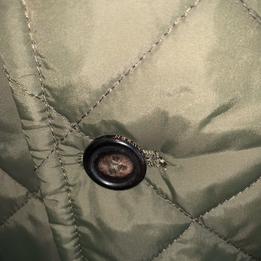 Ralph Lauren Men Quilted Nylon Suede Green Beaton Jacket Coat XXL - Picture 7 of 9
